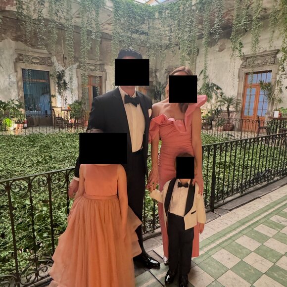 Shona Joy campbell ruffle draped maxi dress - bubblegum size 4 US - Picture 1 of 5